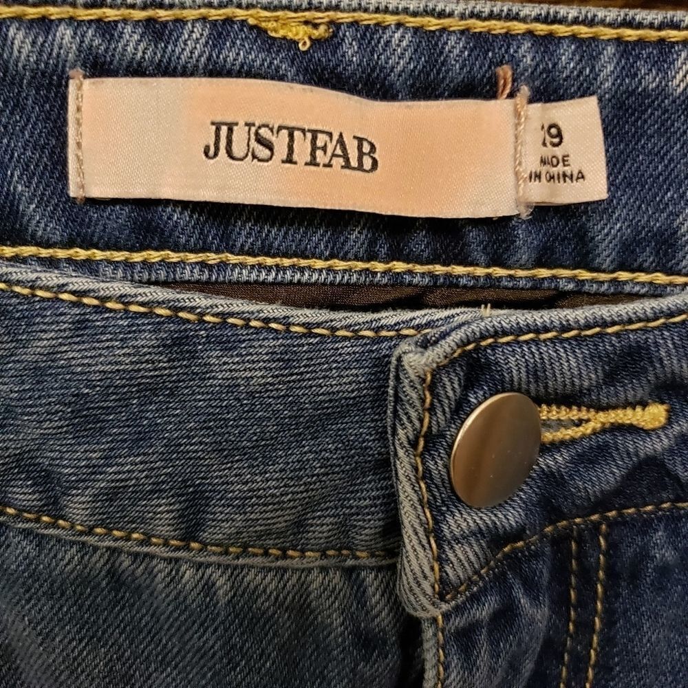 Justfab Distressed med wash jeans 29 Pre-owned - Picture 4 of 4